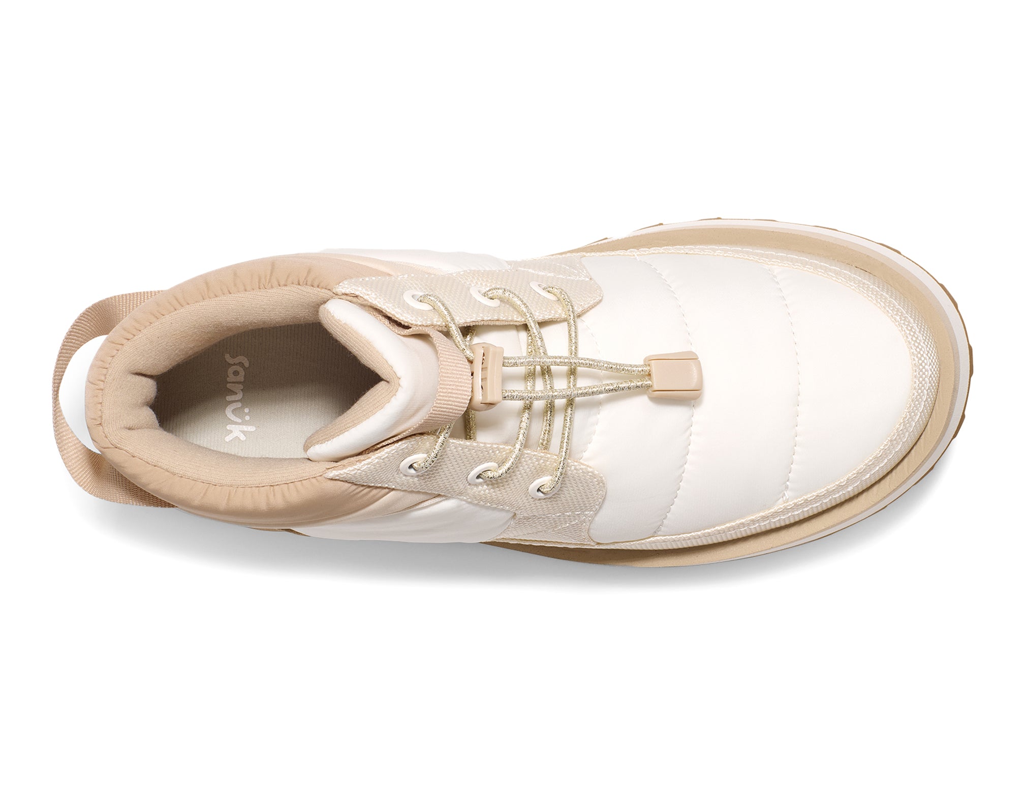 Puffy Chiller Mid 2 Glam (champagne)